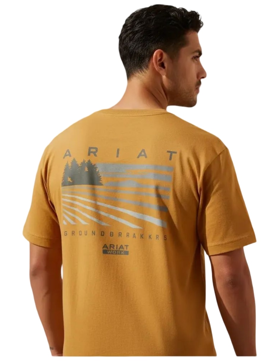 Playera Ariat cuello redondo para hombre
