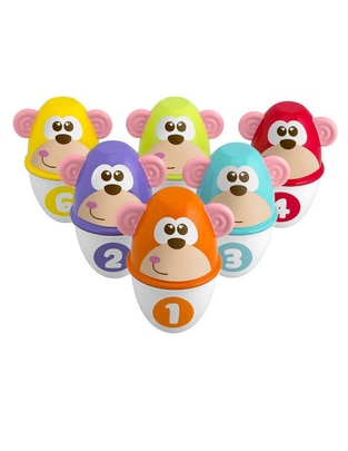 Set De Bolos Monkey Strike Chicco juego recreativo infantil unisex