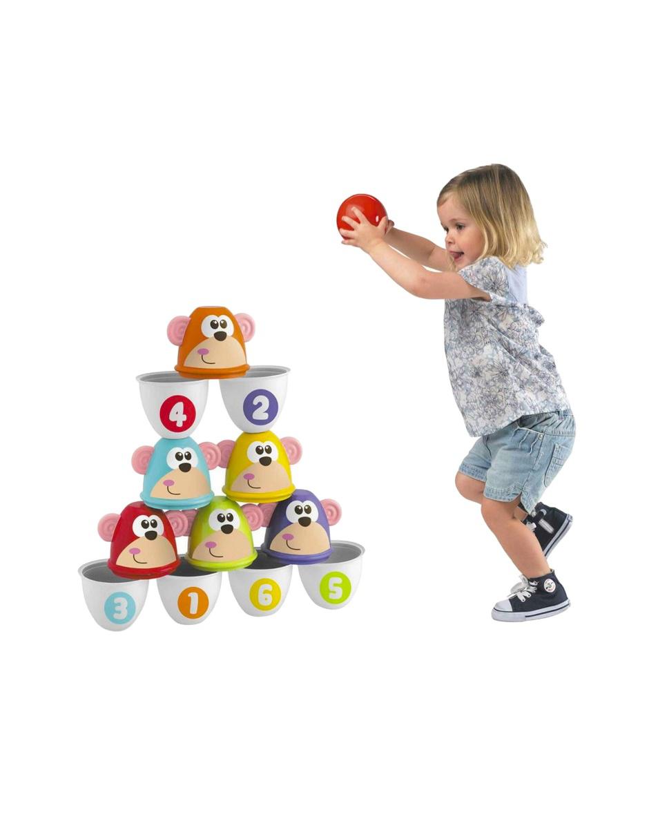 Set De Bolos Monkey Strike Chicco juego recreativo infantil unisex
