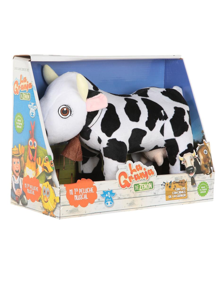 Peluche de la vaca Lola musical la granja de Zenón