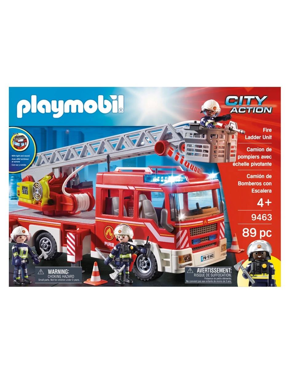Playmobil Camión De Bomberos Con Escalera 9463