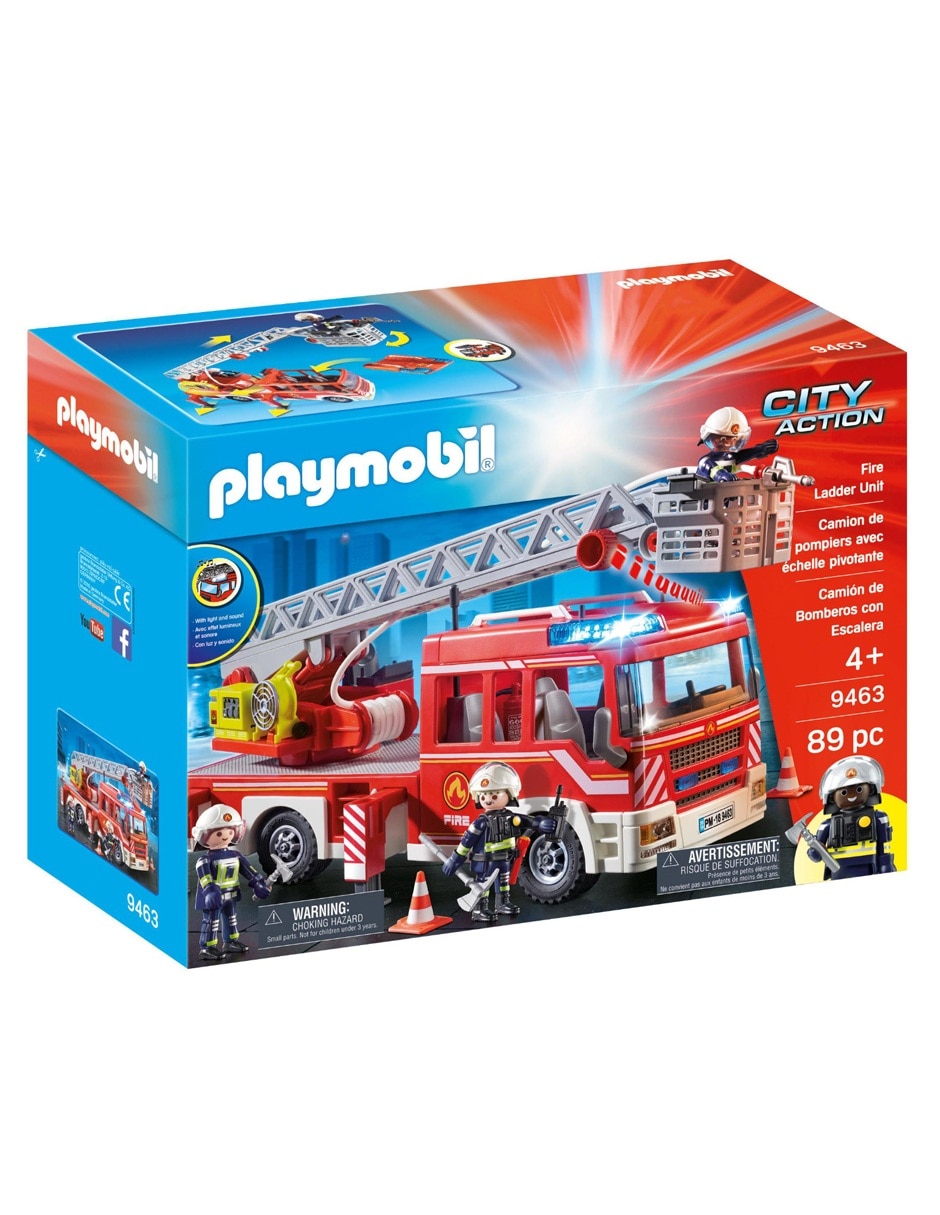 Playmobil Camión De Bomberos Con Escalera 9463 2