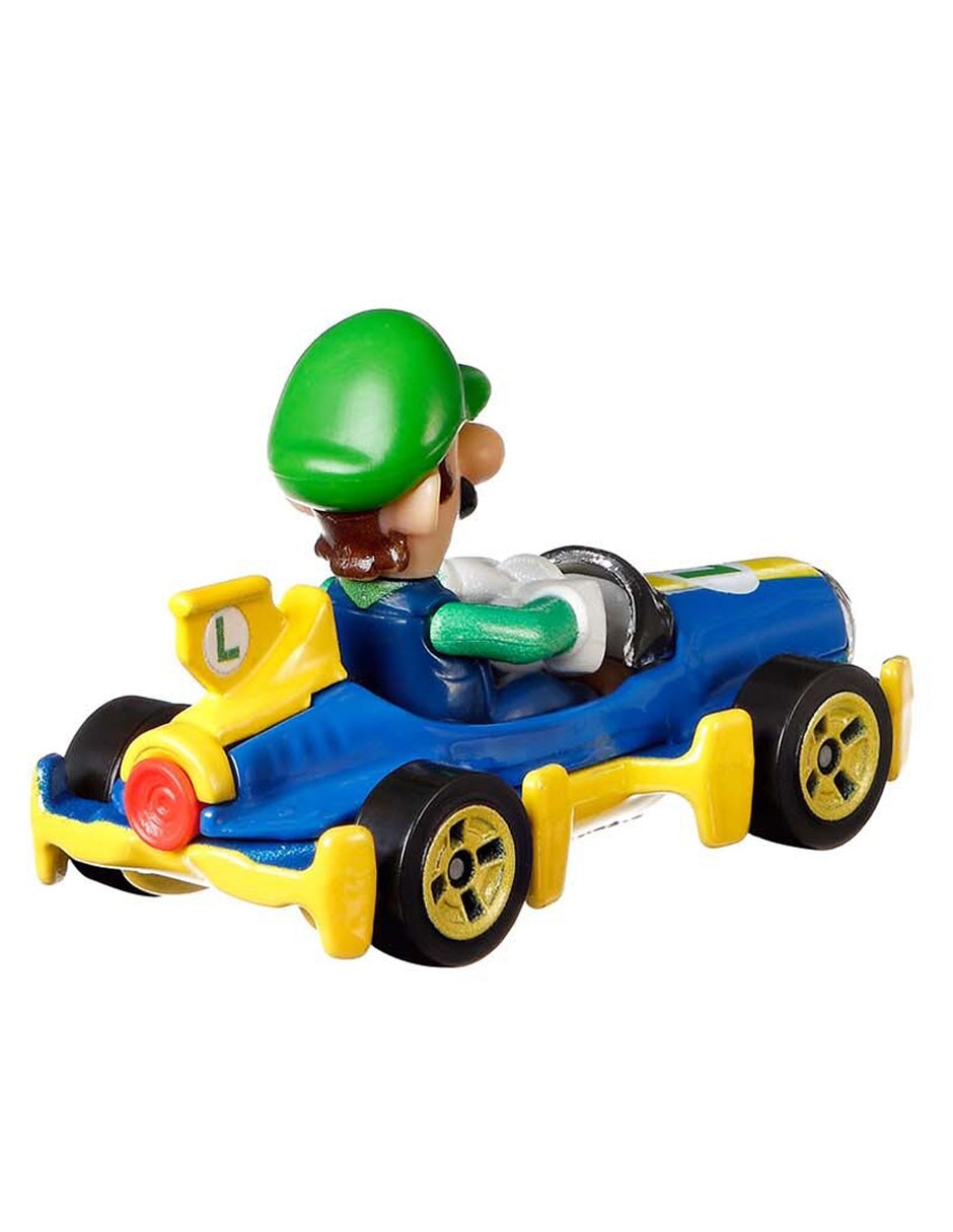 Automovil Hot Wheels Mario Kart Luigi