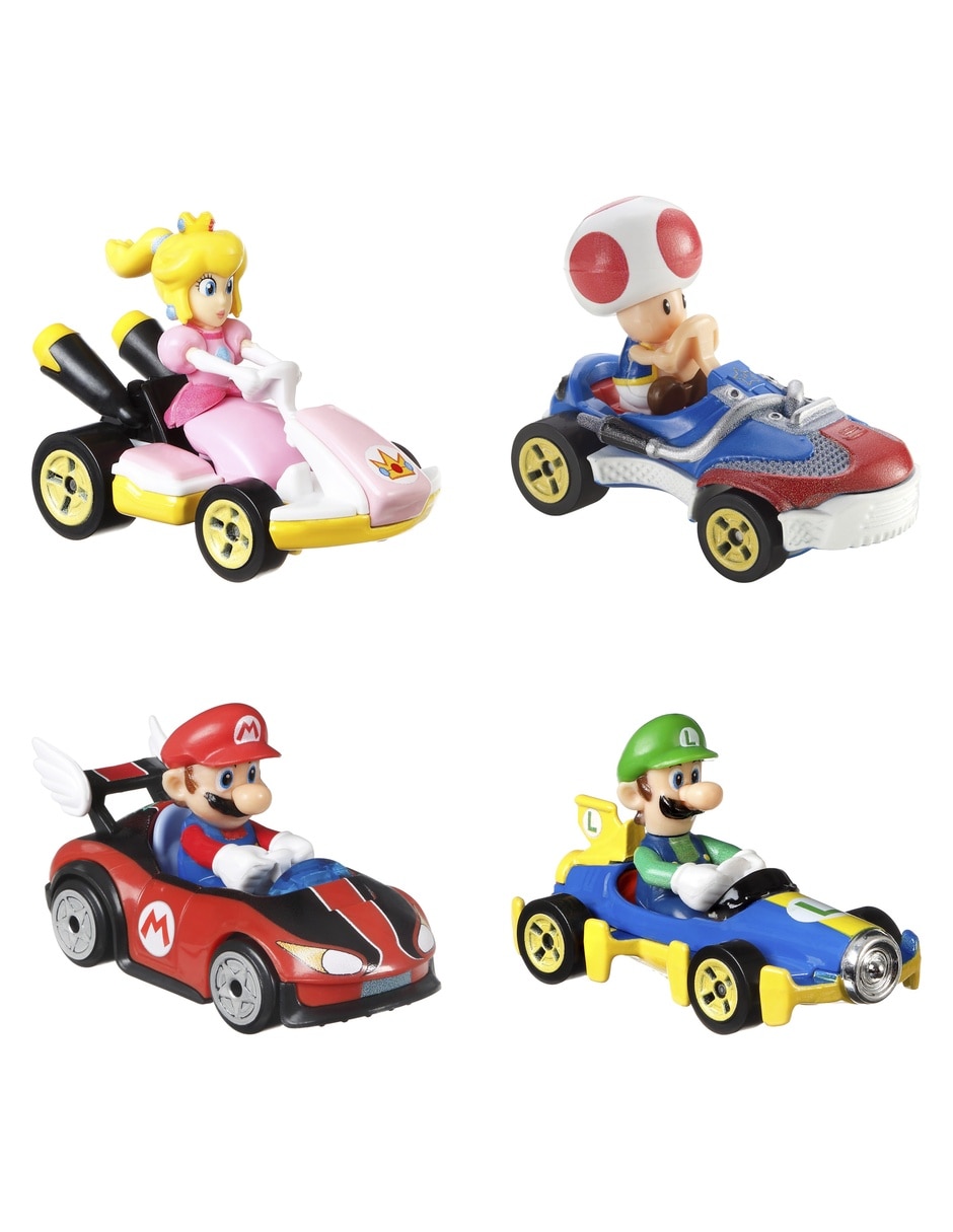 Automóvil Mario Kart Mario Bros Peach Luigi y Toad 9