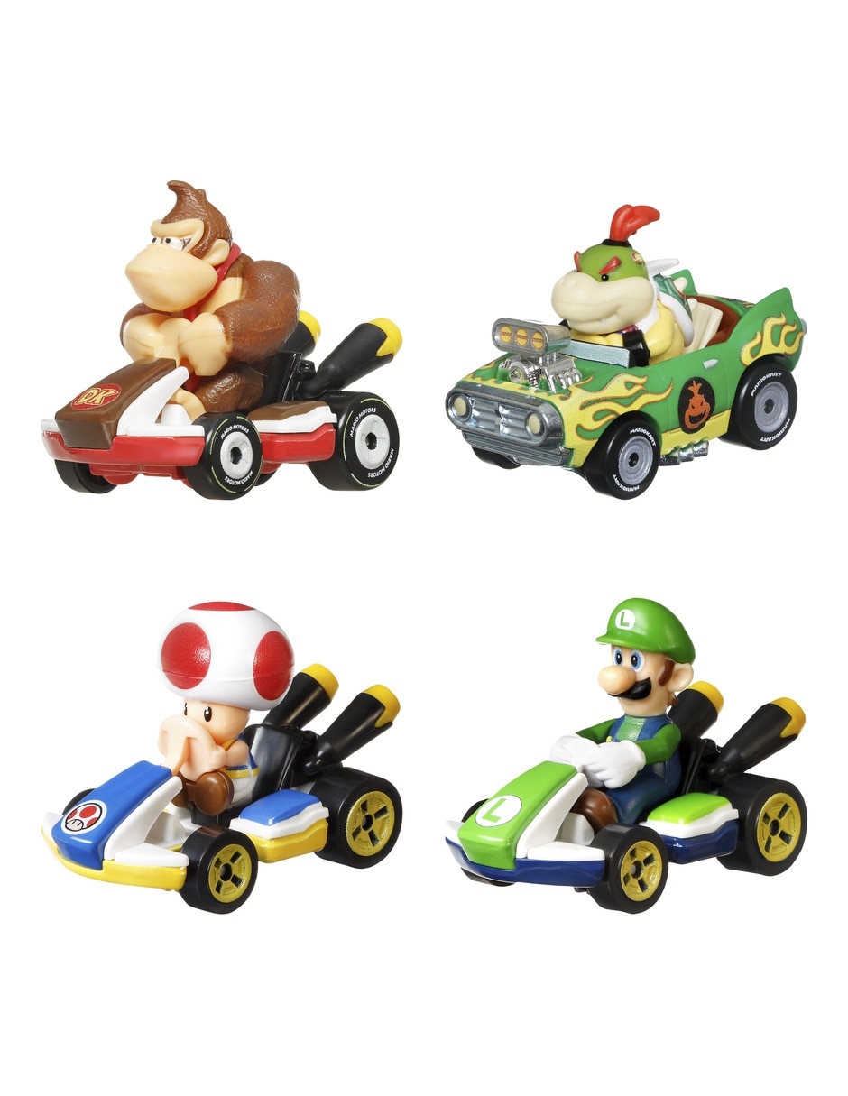 Automóvil Mario Kart Mario Bros Peach Luigi y Toad 10