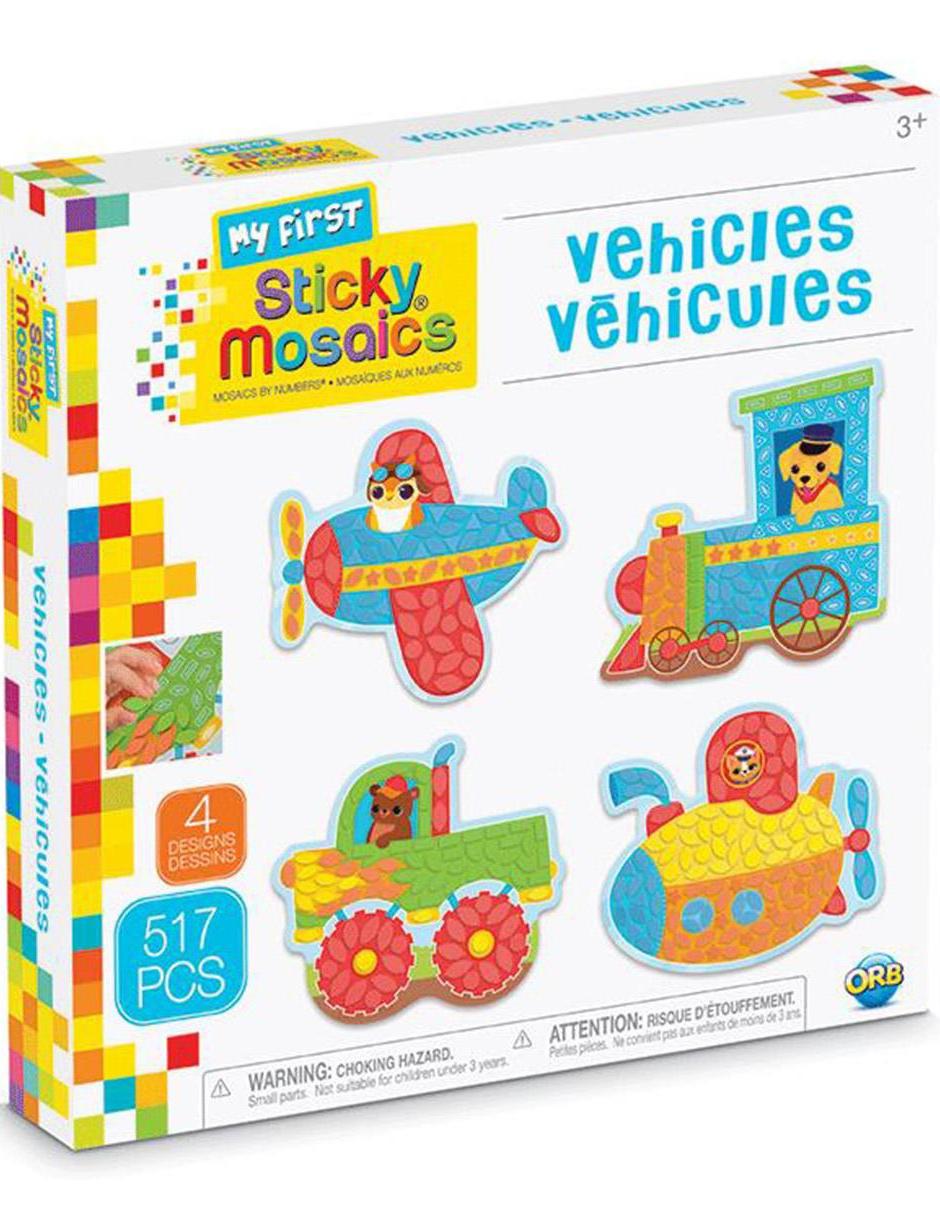 Mis Primeros Mosaicos de Vehiculos Orb Toys