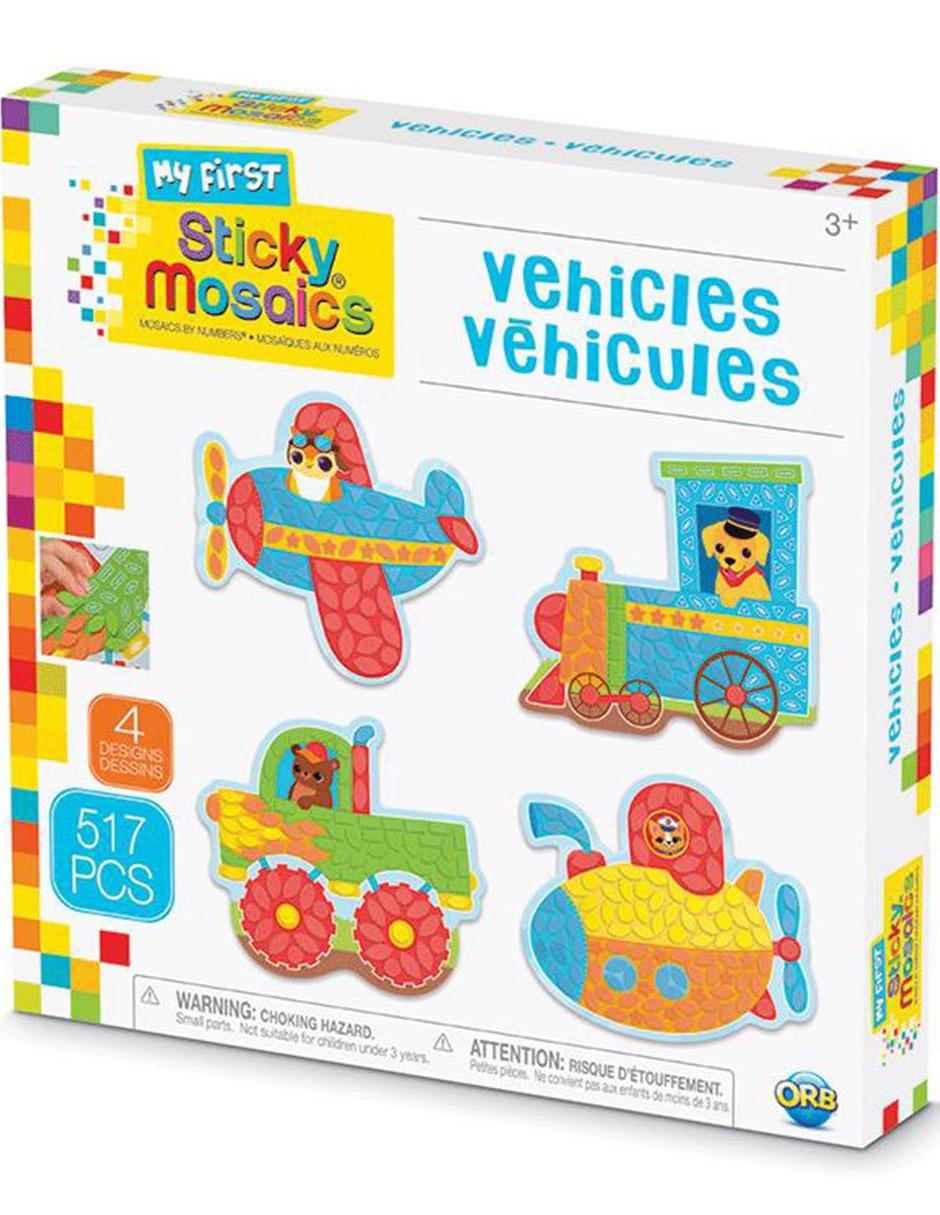 Mis Primeros Mosaicos de Vehiculos Orb Toys