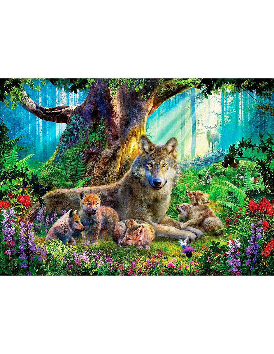 Rompecabezas Ravensbuger Lobos en el Bosque 1000 piezas Rompecabezas Ravensbuger Lobos en el Bosque 1000 piezas
