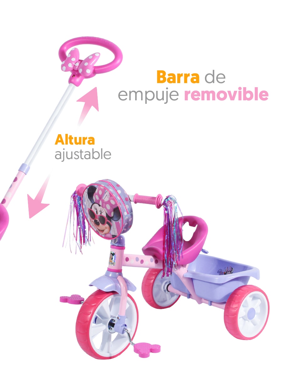 Triciclo Minni Mouse para niña 2