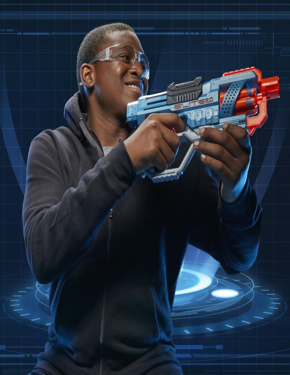 Lanzador de dardos Nerf Elite 2.0 commander rd-6