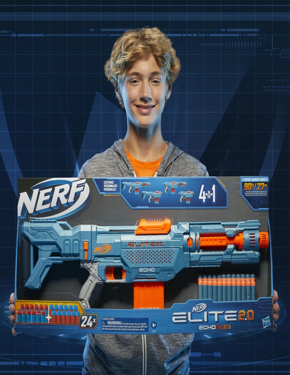 Lanzadardos Nerf Elite 2.0 Echo CS-10
