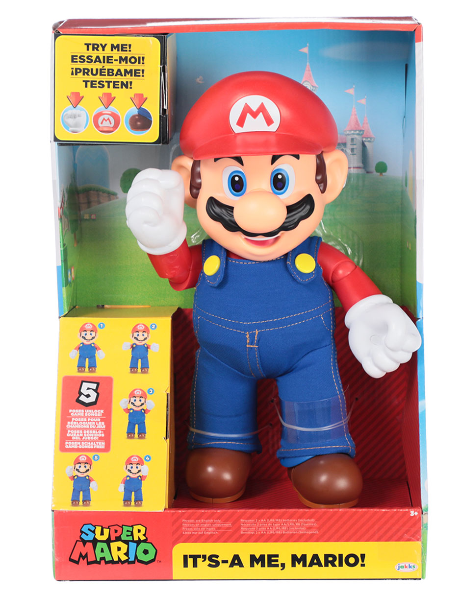 Figura de acción articulada Nintendo Super Mario Con sonido