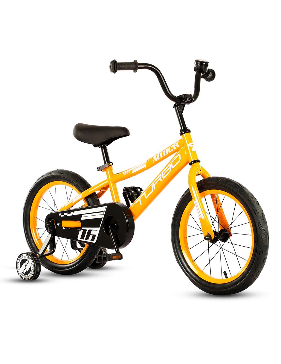Bicicleta infantil Turbo rodada 16 Attack unisex