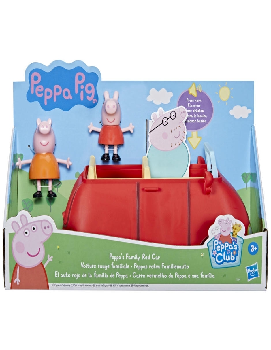 Automóvil Peppa Pig El Auto Rojo de la Familia Peppa