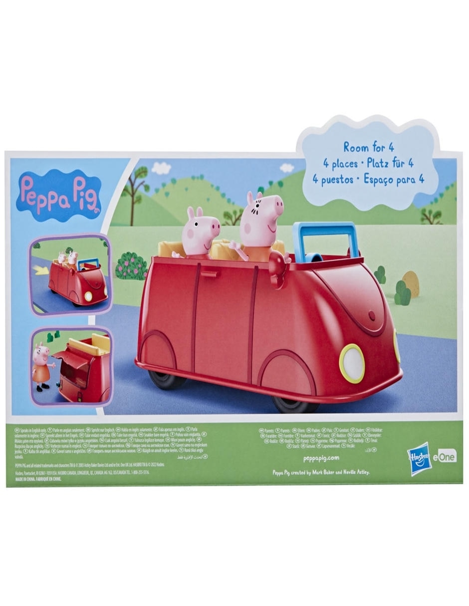 Automóvil Peppa Pig El Auto Rojo de la Familia Peppa