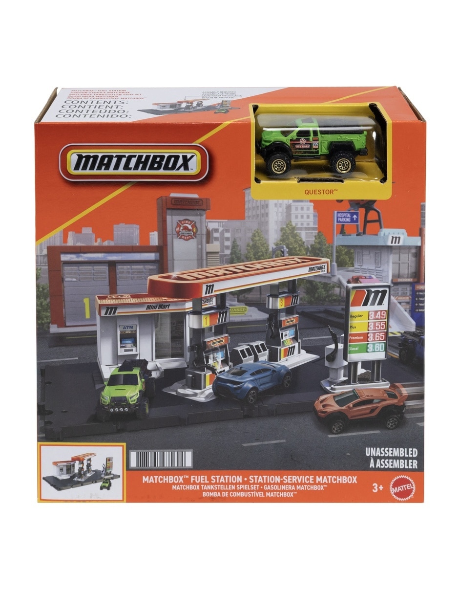 Taller de vehículos Matchbox para niño
