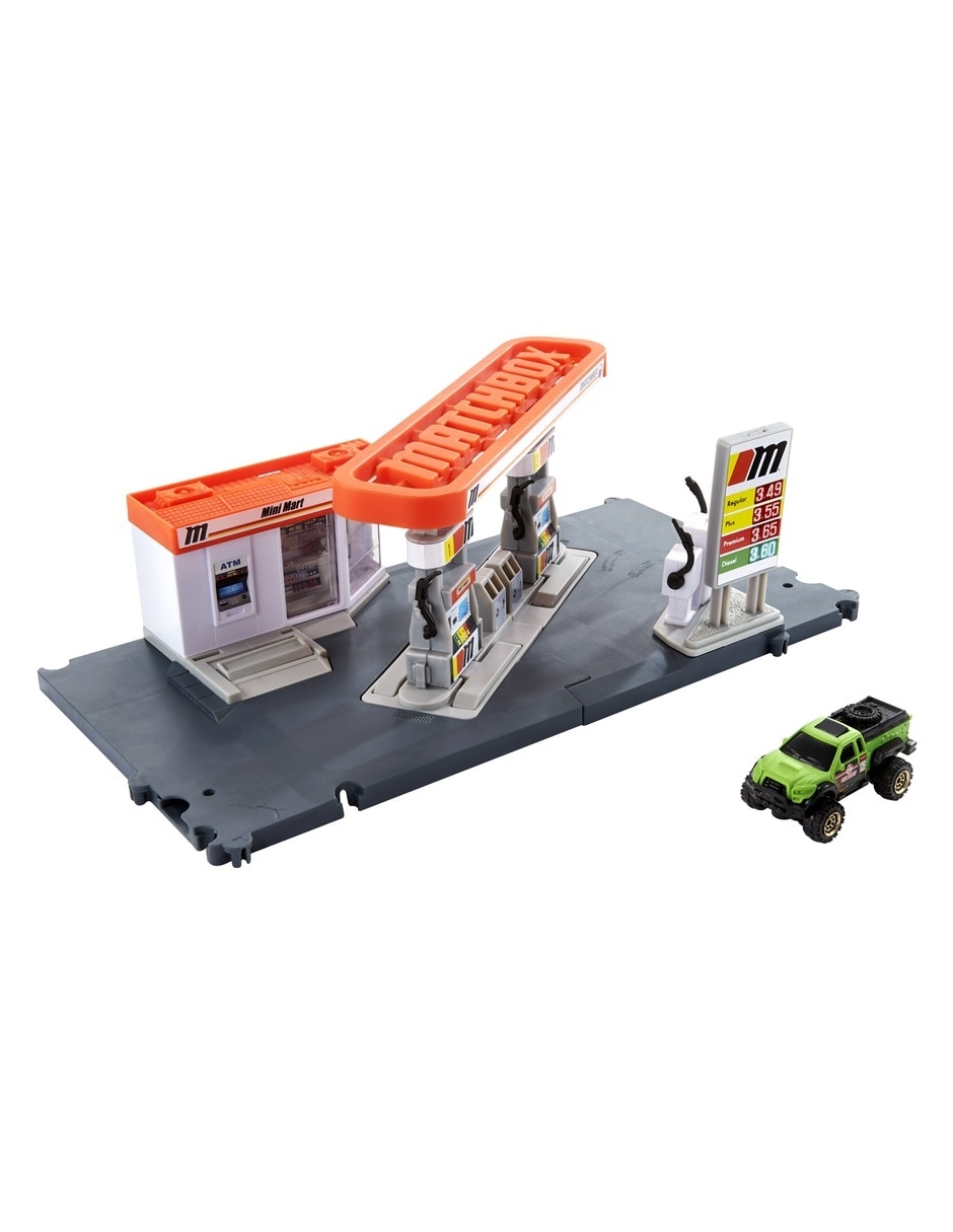 Taller de vehículos Matchbox para niño