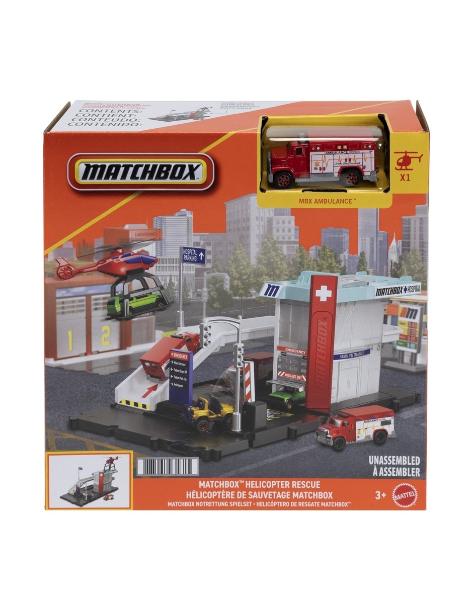 Taller de vehículos Matchbox para niño