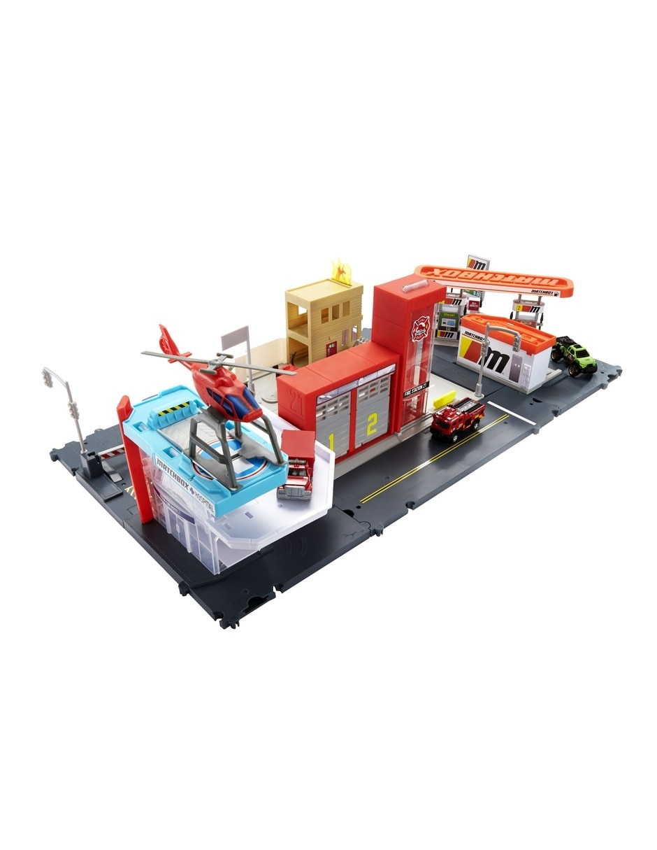 Taller de vehículos Matchbox para niño