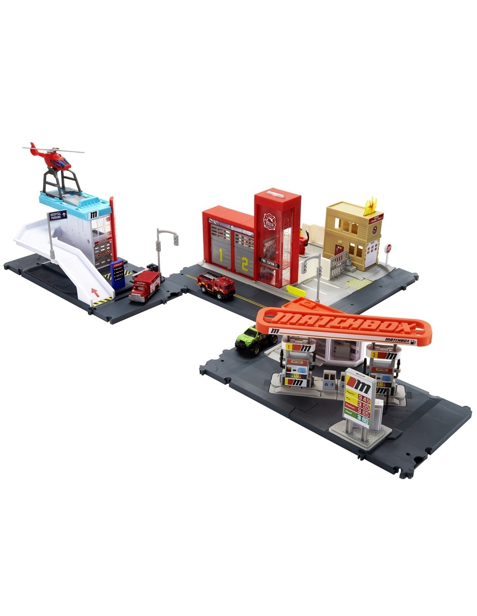 Taller de vehículos Matchbox para niño
