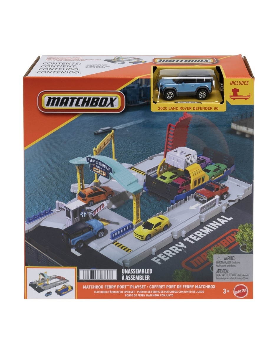 Taller de vehículos Matchbox para niño