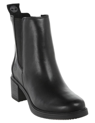 Bota arriba del tobillo de piel para mujer Bota arriba del tobillo de piel para mujer
