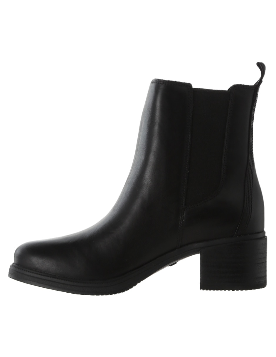 Bota arriba del tobillo de piel para mujer 4