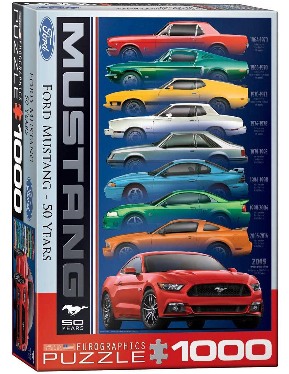 Rompecabezas 1000 piezas Ford Mustang 50 Años Eurographics