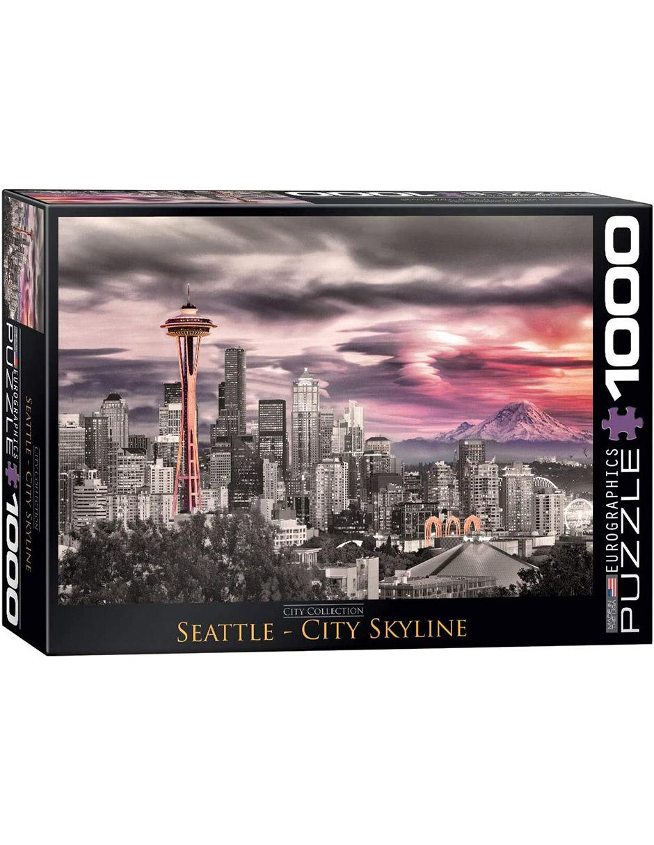 Rompecabezas 1000 piezas Vista De La Ciudad De Seattle Eurographics