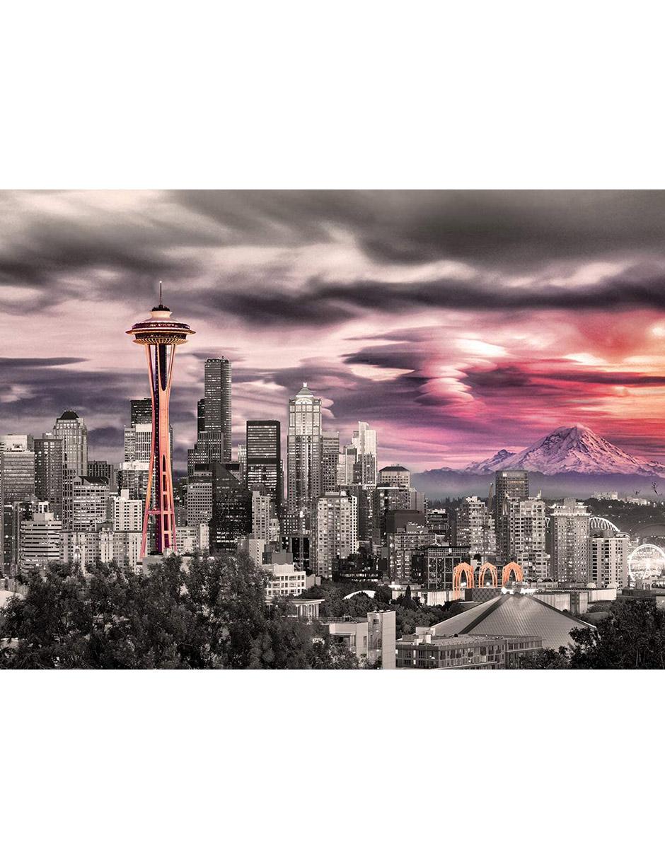 Rompecabezas 1000 piezas Vista De La Ciudad De Seattle Eurographics