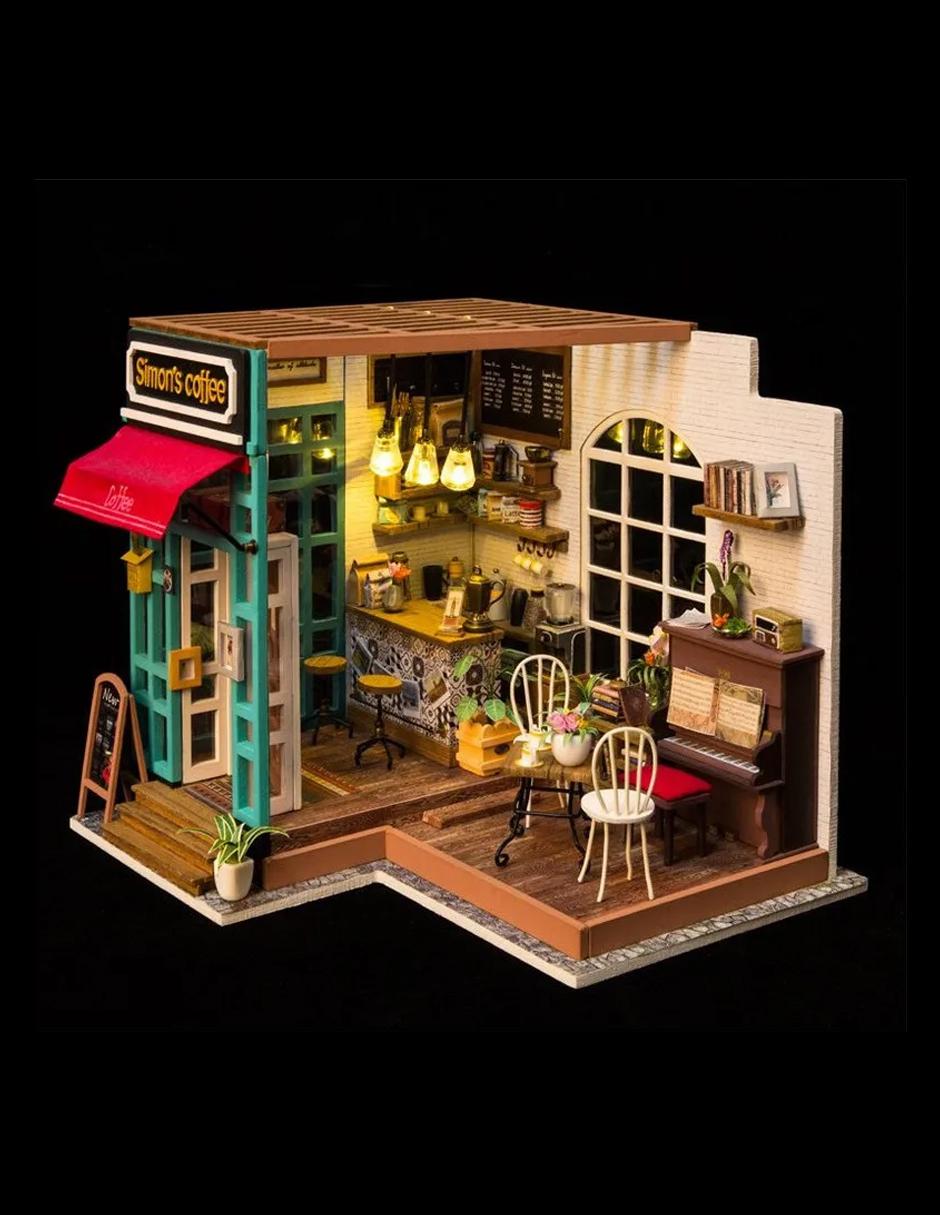 Rompecabezas Casa Miniatura Café Simón