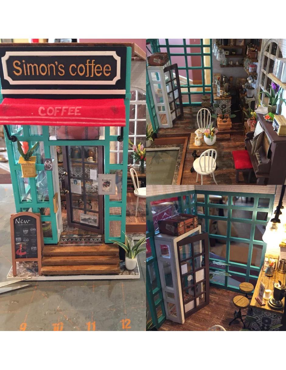 Rompecabezas Casa Miniatura Café Simón 10