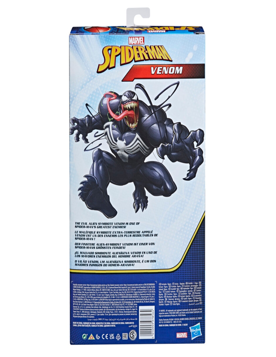 Figura de acción Marvel: Spider-Man Venom Titan Hero 4