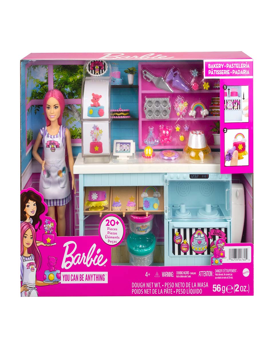 Muñeca fashion Barbie repostería