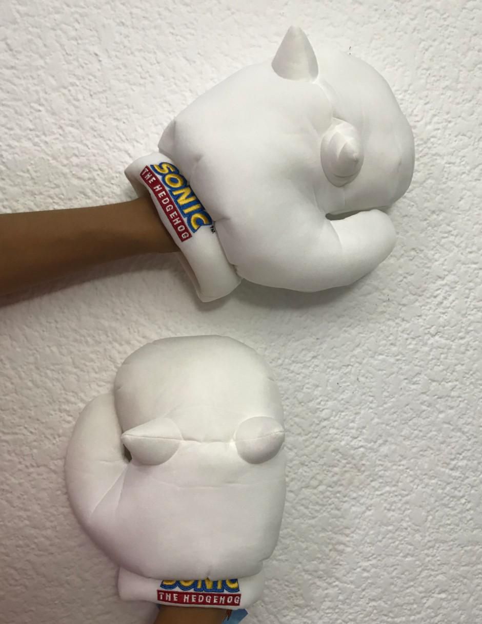 Guantes para disfraz de Sonic the Hedgehog Great Eastern Entertainment