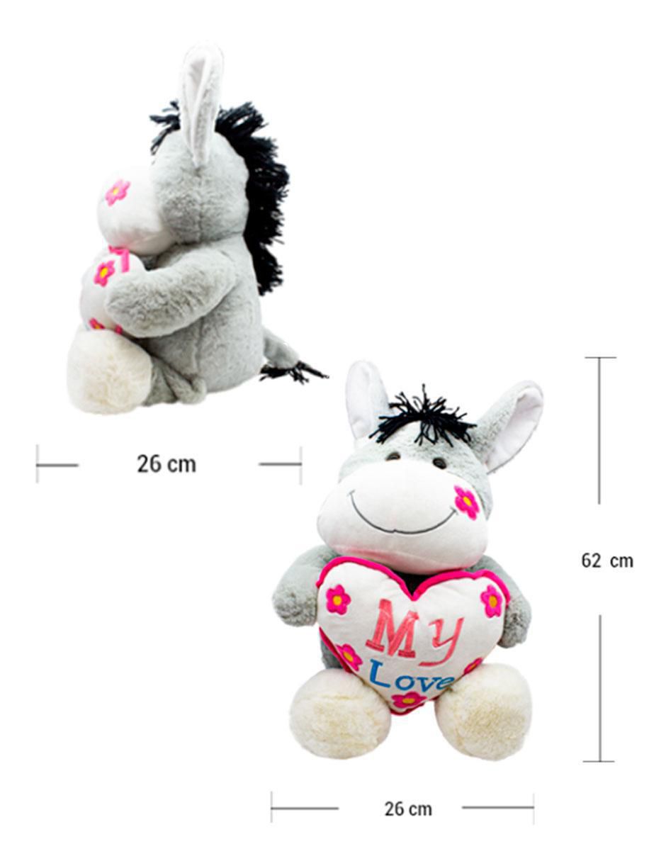 Peluche de Burro de 62 cm