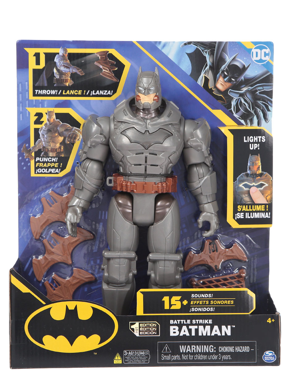 Figura de acción articulada DC Comics limitada Batman con luz y sonido