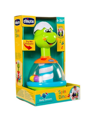 Spin Dino Chicco Baby Senses juego didáctico infantil unisex