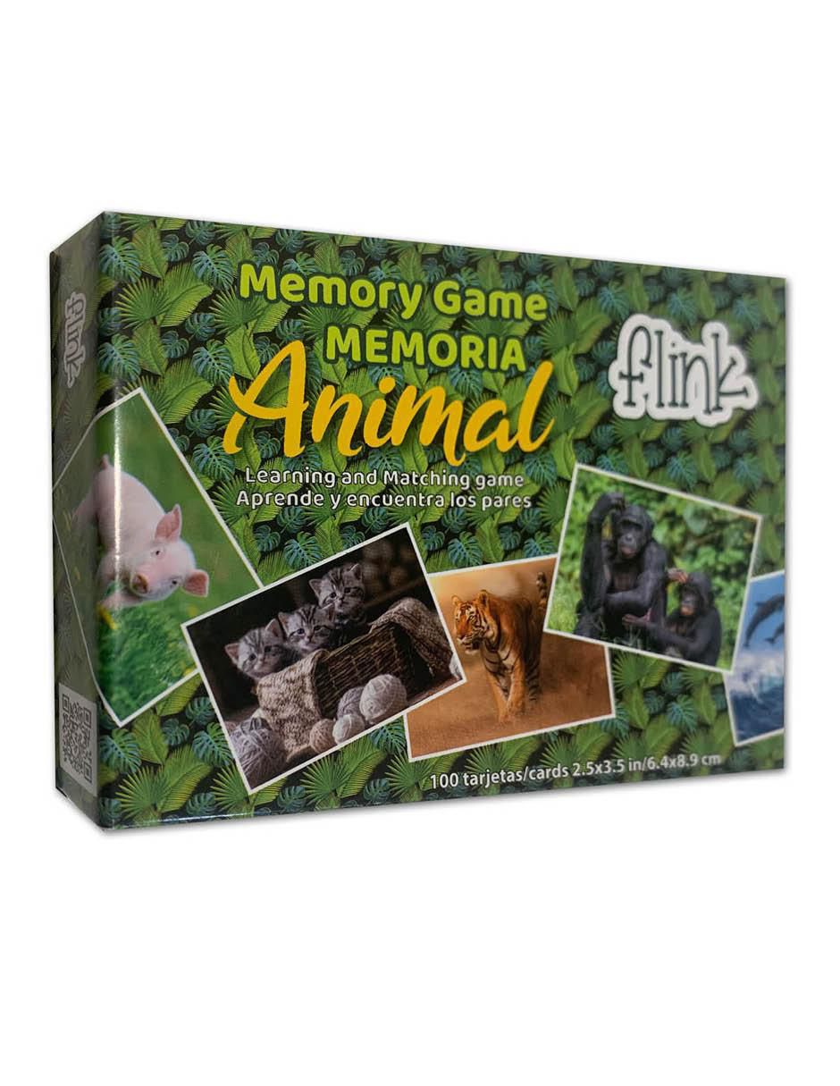 Juego de memoria animal 
 100 cartas 2