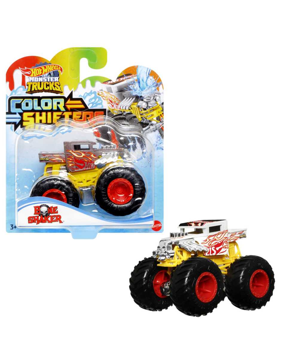 Automóvil 1:64 monster truck color shifter sorpresa Hot Wheels 11
