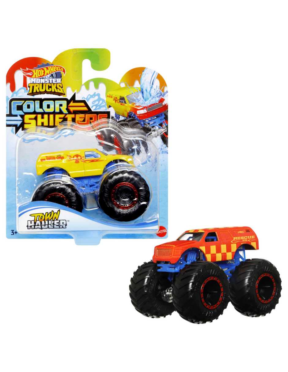 Automóvil 1:64 monster truck color shifter sorpresa Hot Wheels 12