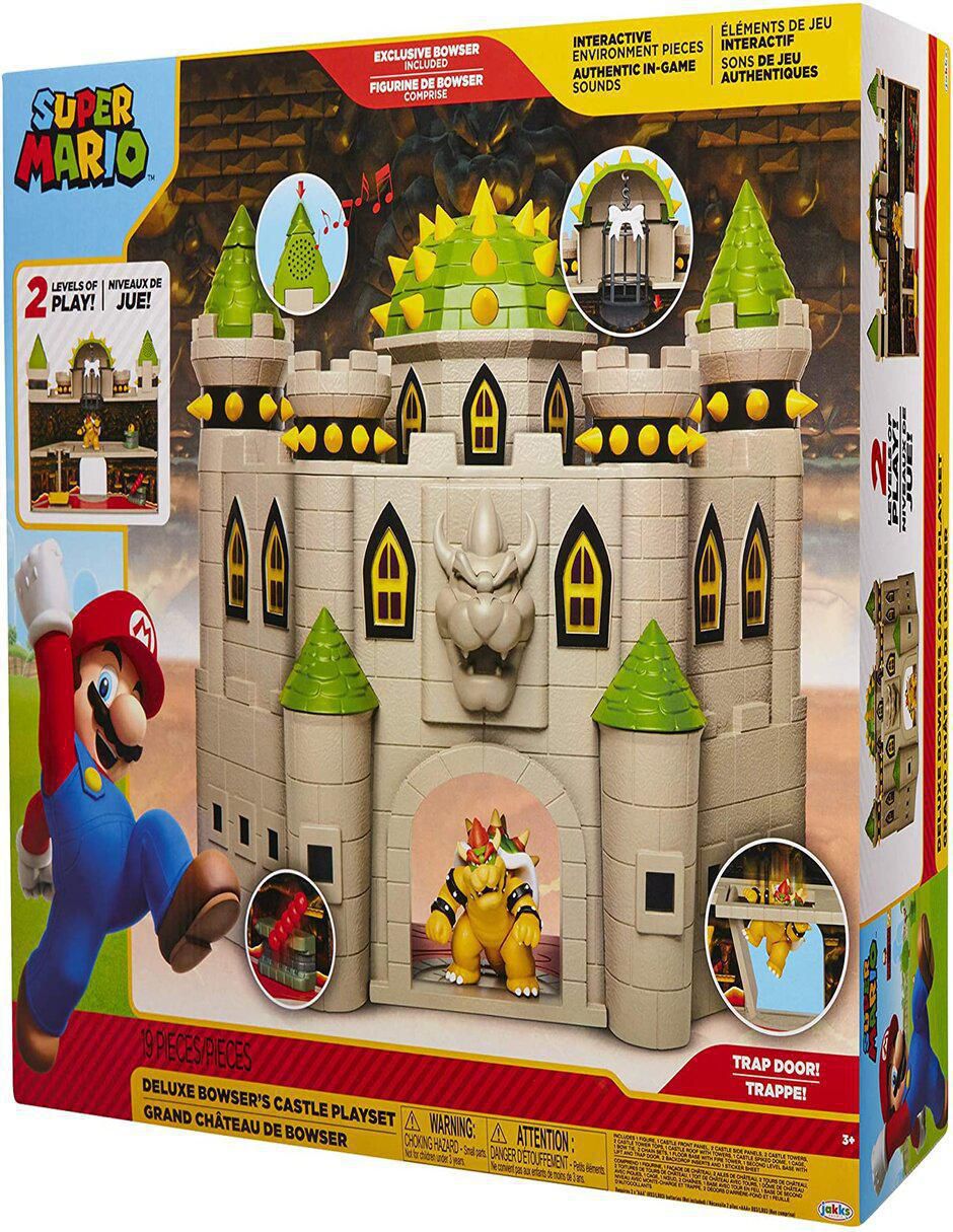 Super Mario Castillo de Bowser Deluxe Playset con sonido 2