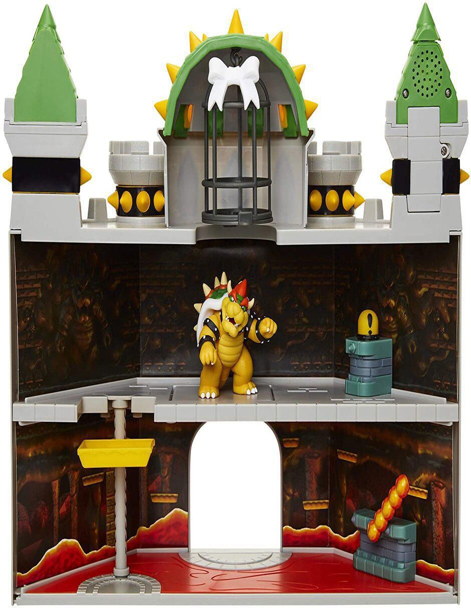 Super Mario Castillo de Bowser Deluxe Playset con sonido 4