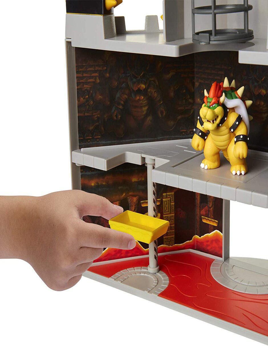 Super Mario Castillo de Bowser Deluxe Playset con sonido 6