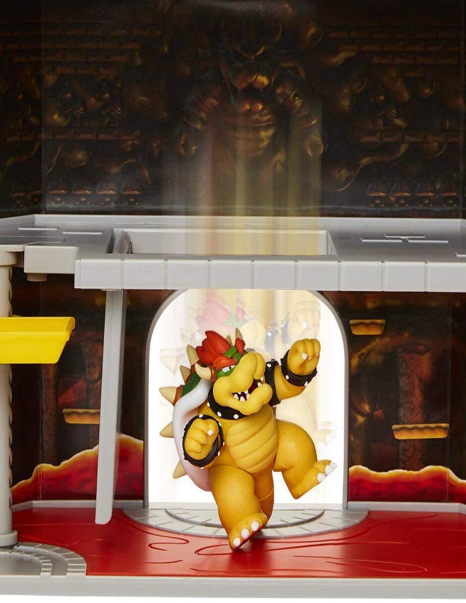 Super Mario Castillo de Bowser Deluxe Playset con sonido 9