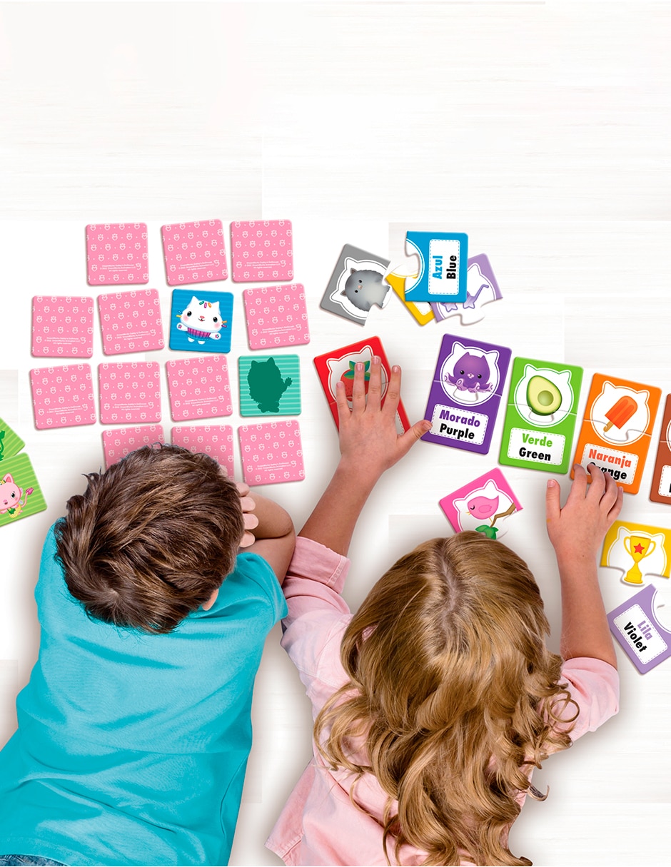 Juegos Educativos 2 en 1 Gabby's Dollhouse