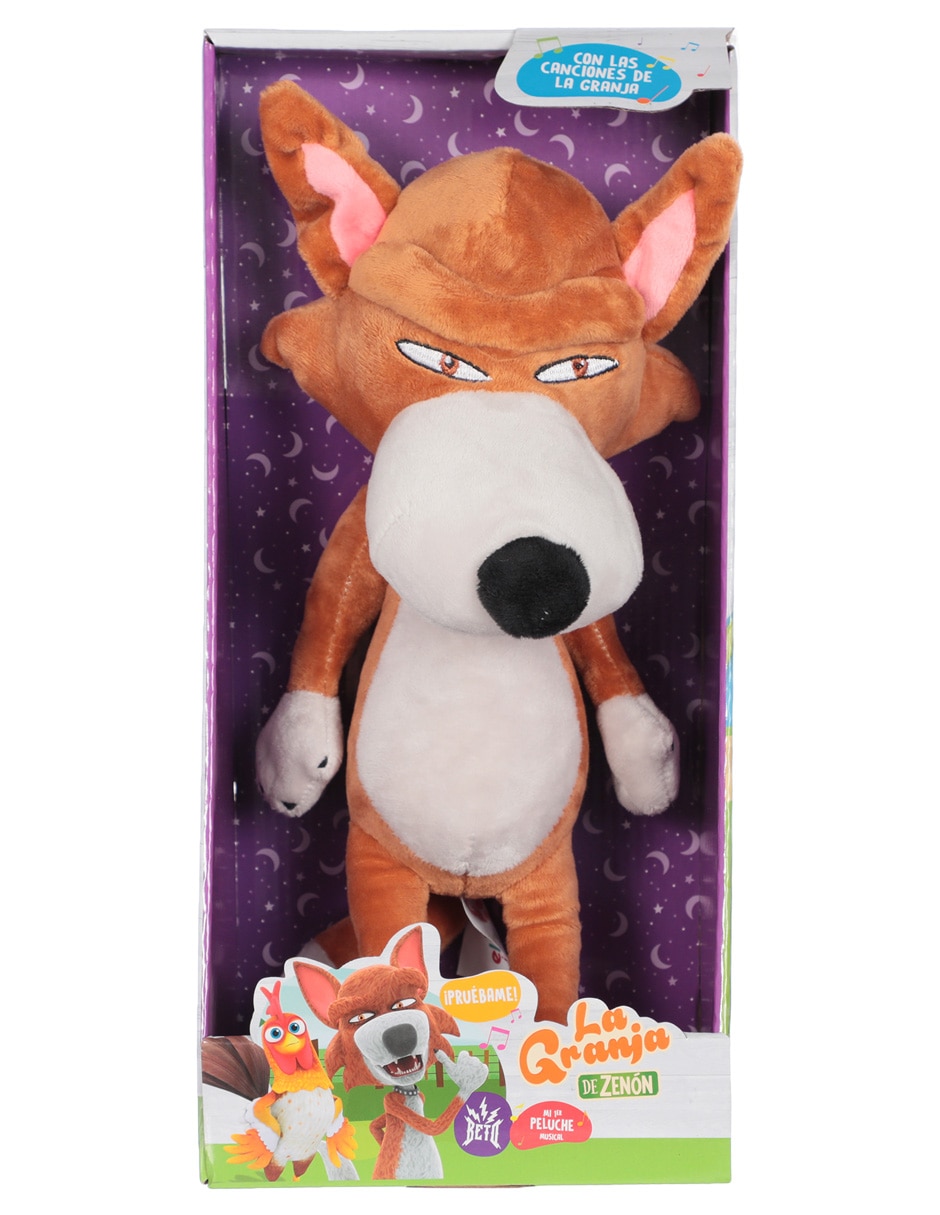 "peluche de" el lobo beto lobo la granja de zenón no aplica "de" 28 cm 4
