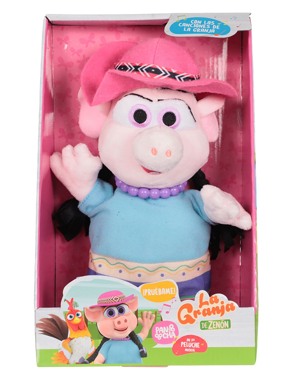 "peluche de" chancha doña pancha cerdo la granja de zenón no aplica "de" 28 cm 4