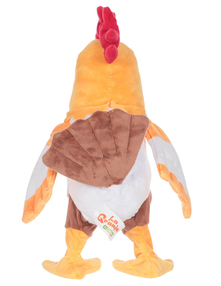 Peluche de gallo la granja de Zenón 3