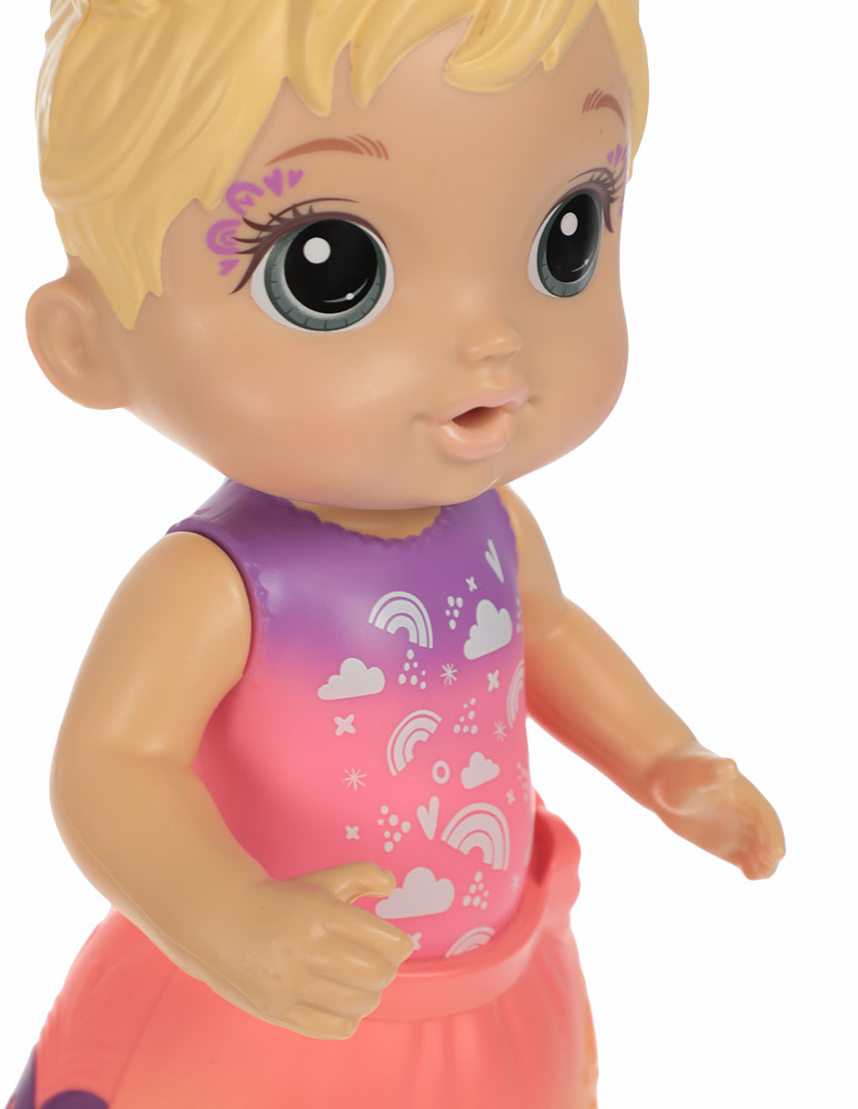 Muñeca Baby Alive Rainbow Spa Baby 5
